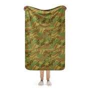 Brushstroke RECCE Hunter Group South African CAMO Sherpa Blanket - 37″×57″