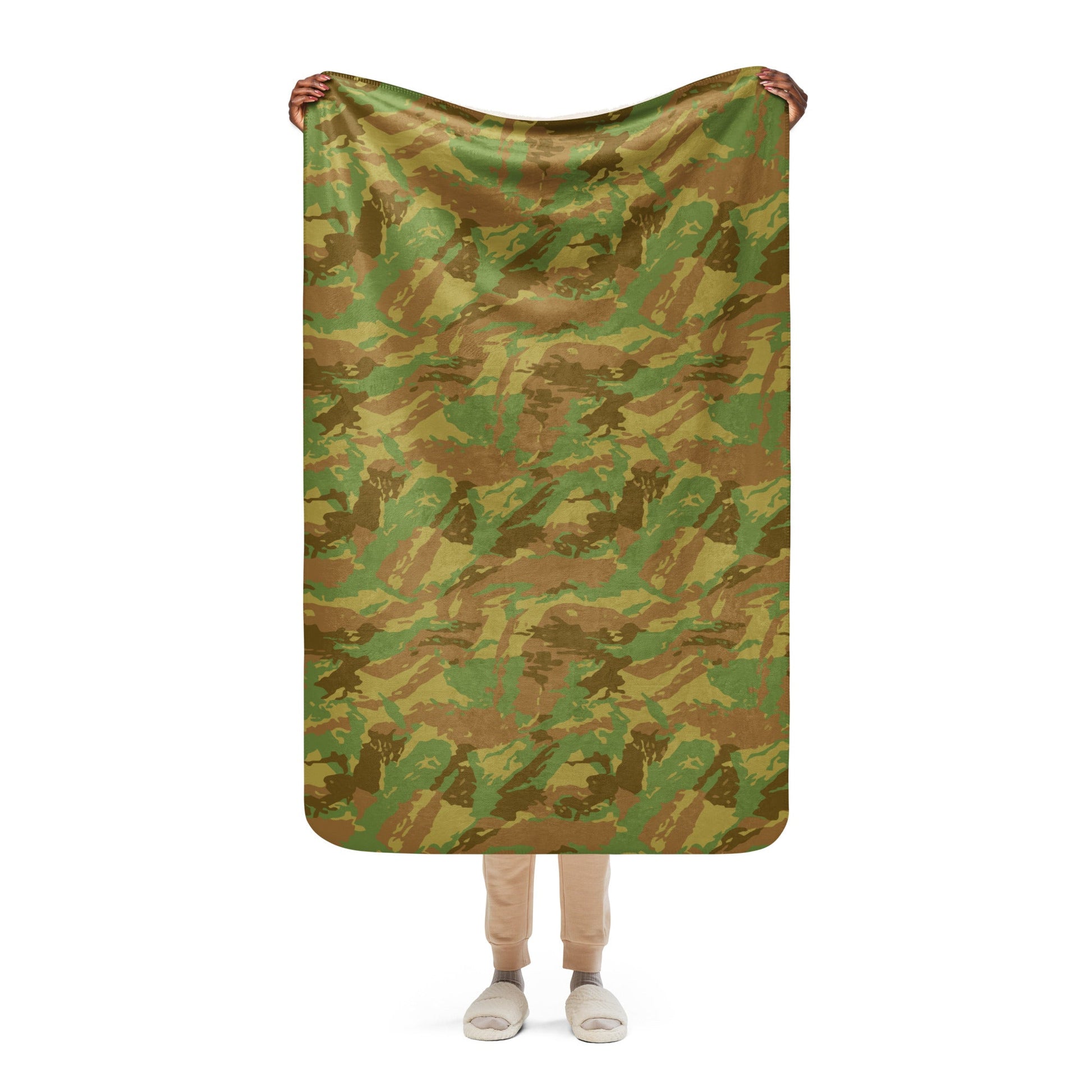 South African RECCE Hunter Group CAMO Sherpa blanket - 37″×57″ - Blankets