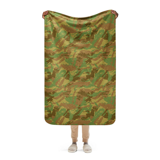 Brushstroke RECCE Hunter Group South African CAMO Sherpa Blanket - 37″×57″
