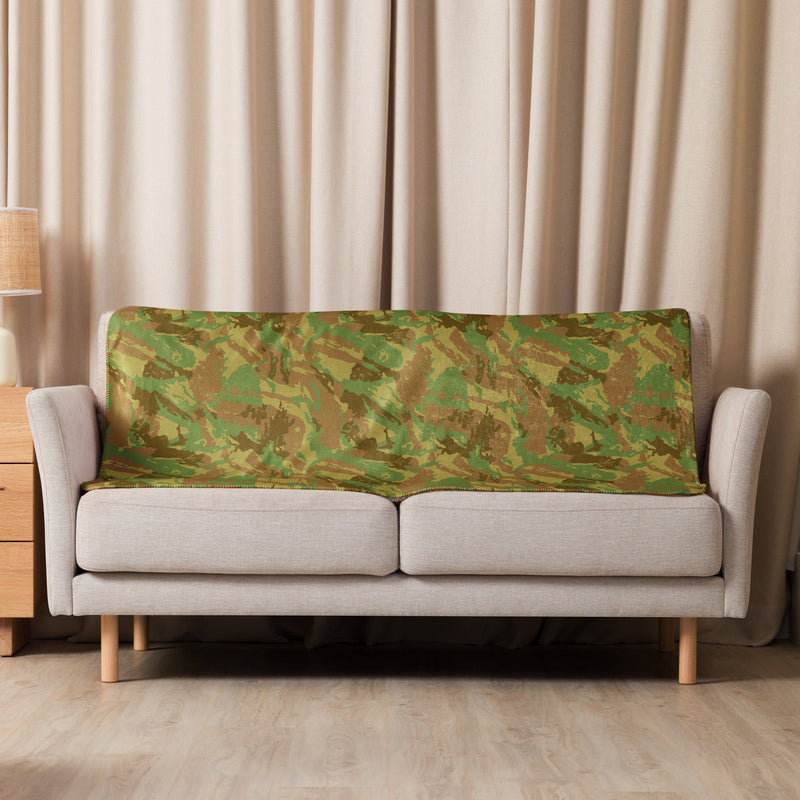 Brushstroke RECCE Hunter Group South African CAMO Sherpa Blanket