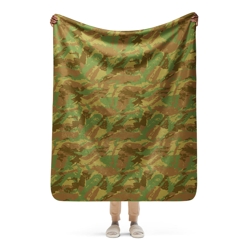 Brushstroke RECCE Hunter Group South African CAMO Sherpa Blanket - 50″×60″