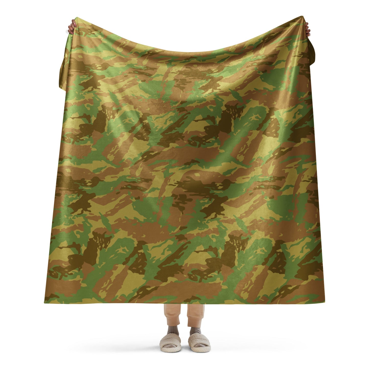 South African RECCE Hunter Group CAMO Sherpa blanket - 60″×80″ - Blankets