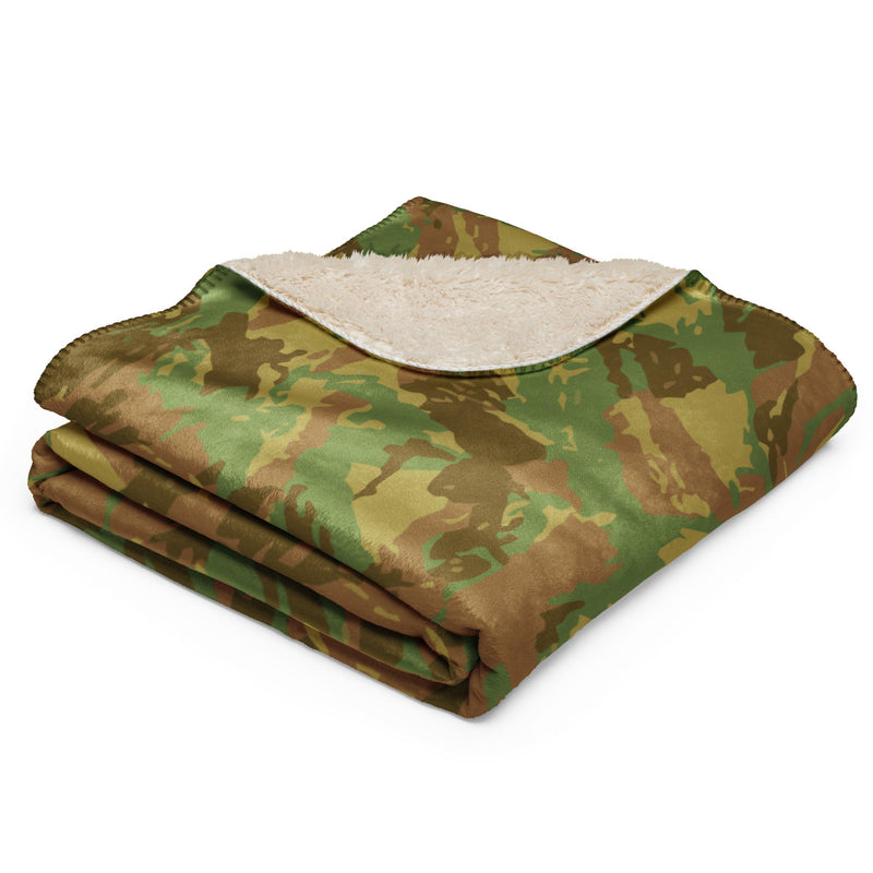 Brushstroke RECCE Hunter Group South African CAMO Sherpa Blanket