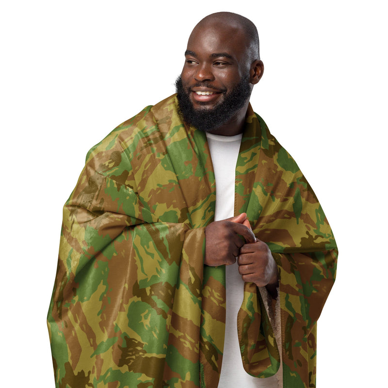 Brushstroke RECCE Hunter Group South African CAMO Sherpa Blanket