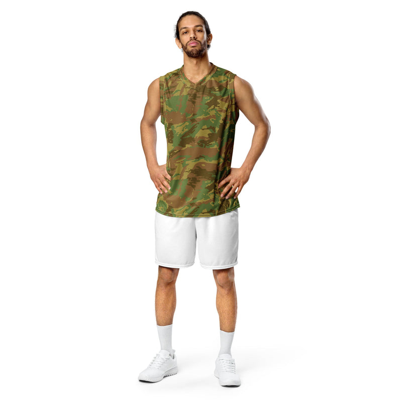 Brushstroke RECCE Hunter Group South African CAMO Unisex Basketball Jersey