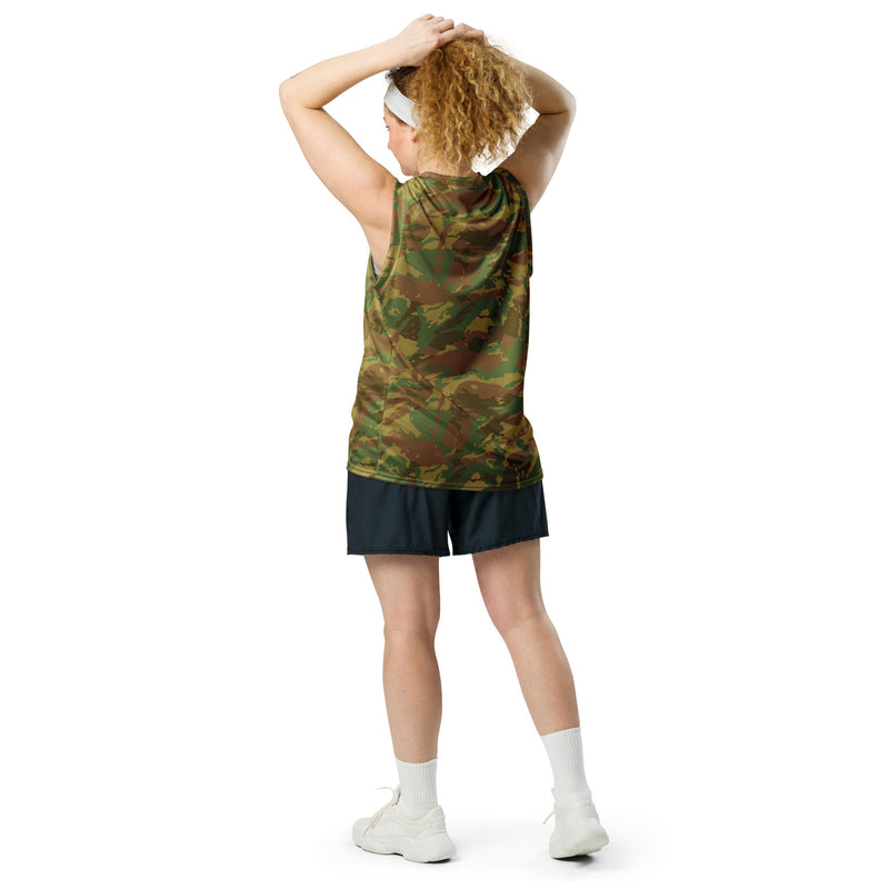 Brushstroke RECCE Hunter Group South African CAMO Unisex Basketball Jersey