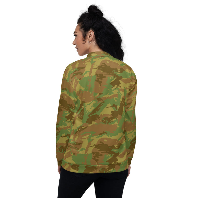 Brushstroke RECCE Hunter Group South African CAMO Unisex Bomber Jacket