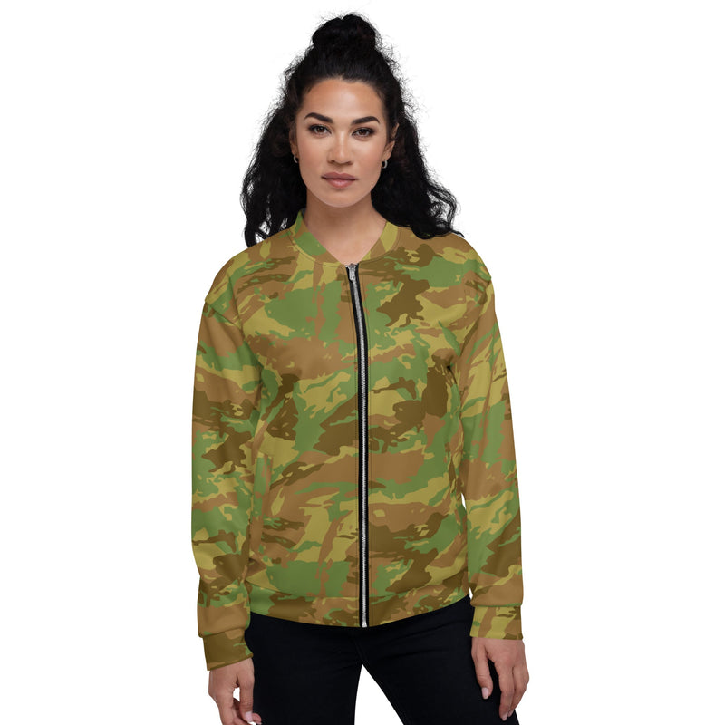 Brushstroke RECCE Hunter Group South African CAMO Unisex Bomber Jacket