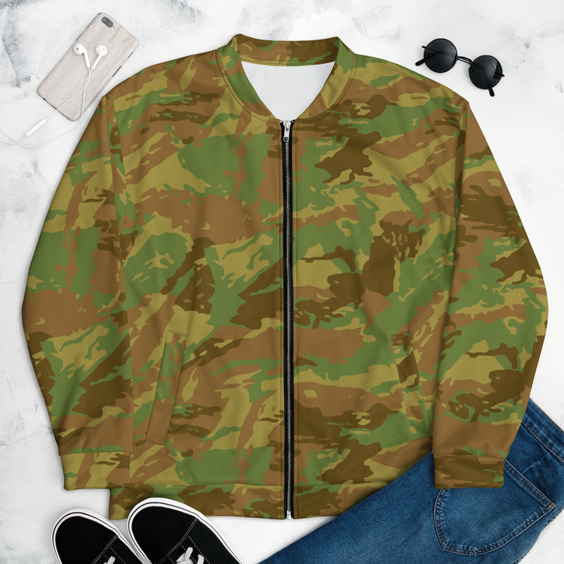 Brushstroke RECCE Hunter Group South African CAMO Unisex Bomber Jacket - XS
