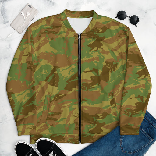 Brushstroke RECCE Hunter Group South African CAMO Unisex Bomber Jacket - XS