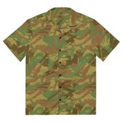 Brushstroke RECCE Hunter Group South African CAMO Unisex Short-Sleeve Button Shirt - 2XS - Button-Up