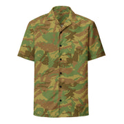 Brushstroke RECCE Hunter Group South African CAMO Unisex Short-Sleeve Button Shirt - Button-Up