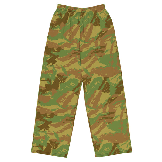 South African RECCE Hunter Group CAMO unisex wide-leg pants - 2XS - Unisex Wide-Leg Pants