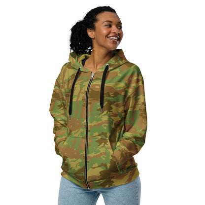 South African RECCE Hunter Group CAMO Unisex zip hoodie - Zip Hoodies