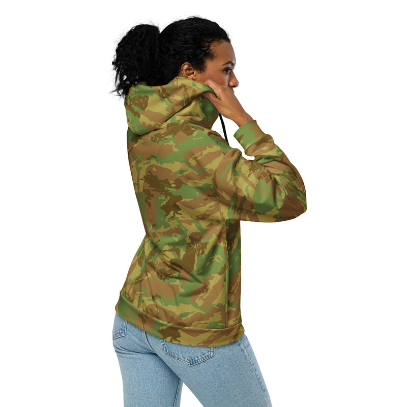 Brushstroke RECCE Hunter Group South African CAMO Unisex Zip Hoodie