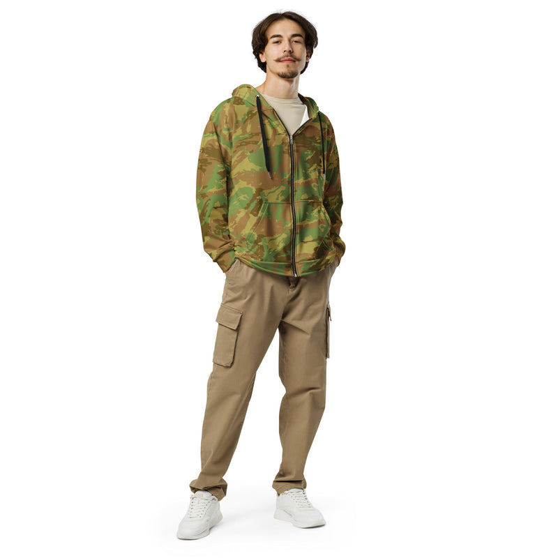 Brushstroke RECCE Hunter Group South African CAMO Unisex Zip Hoodie