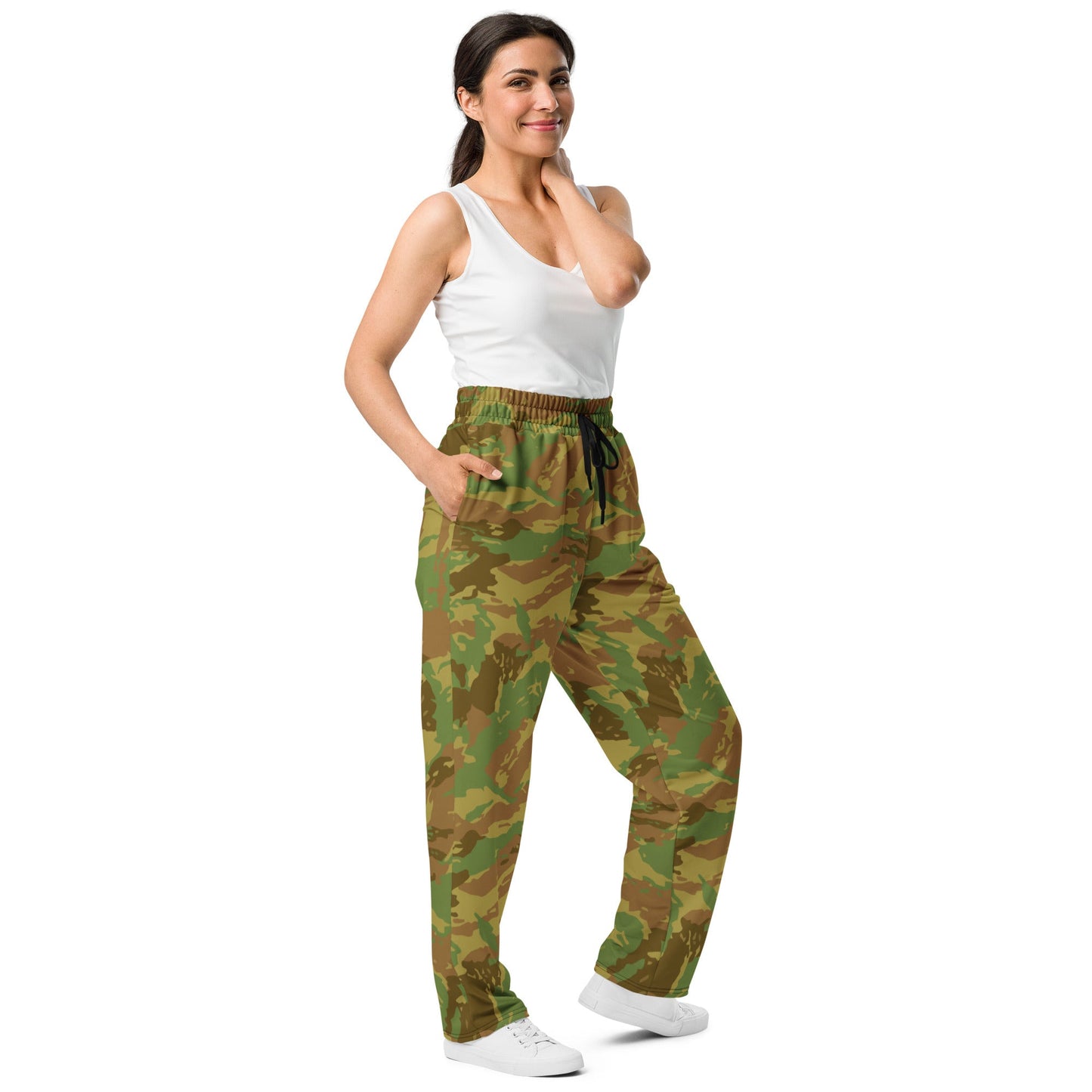 South African RECCE Hunter Group CAMO Wide-leg joggers - Joggers