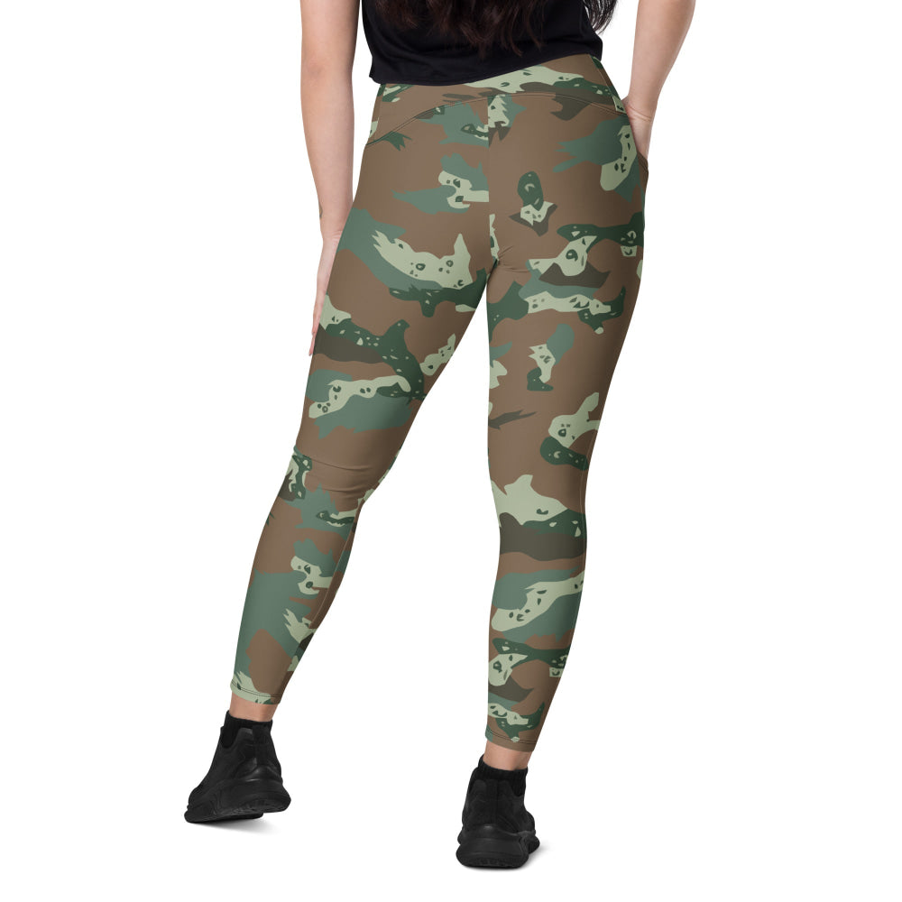 South African Soldier 2000 CAMO Leggings with pockets - Womens With Pockets