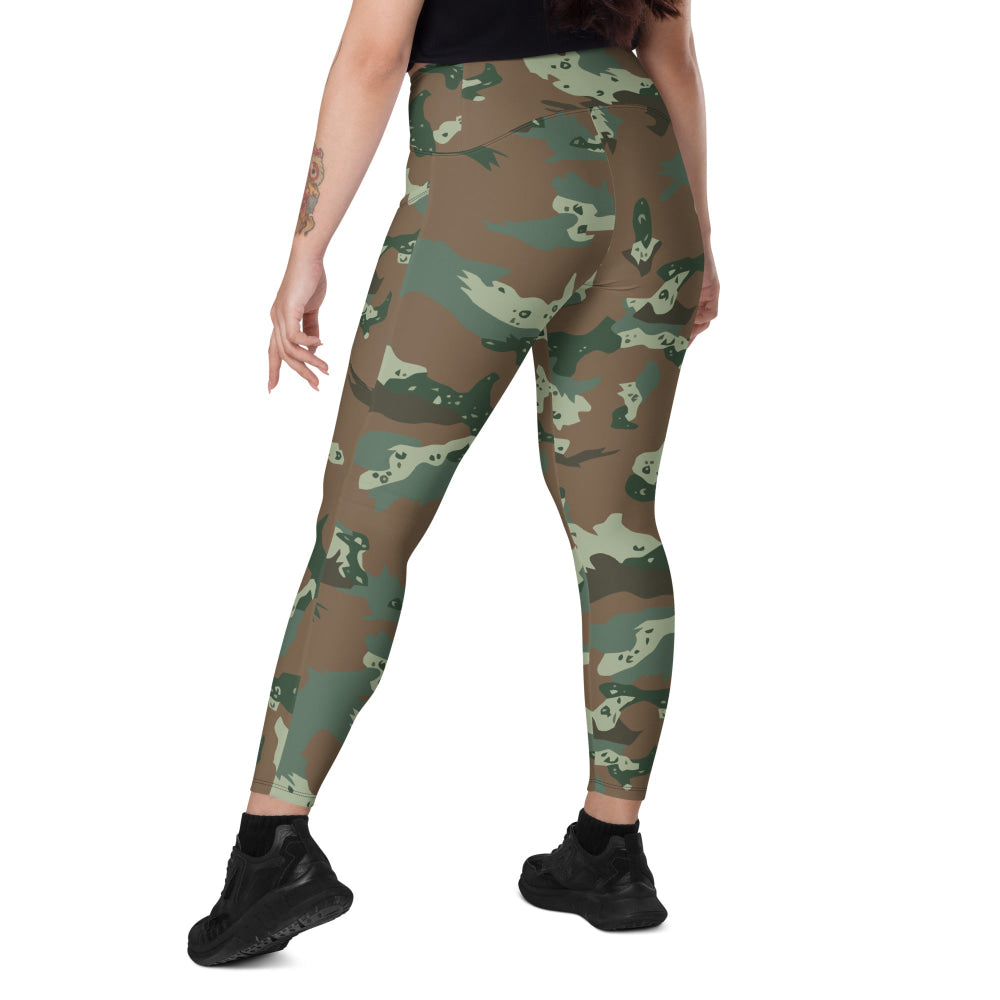 South African Soldier 2000 CAMO Leggings with pockets - Womens With Pockets