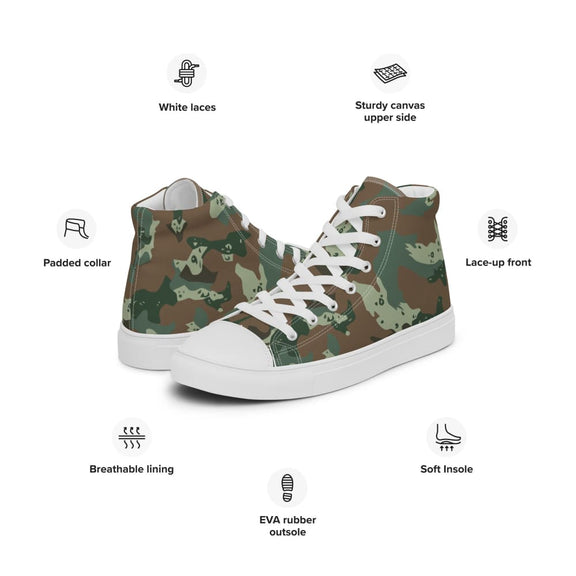 South African Soldier 2000 CAMO Men’s high top canvas shoes