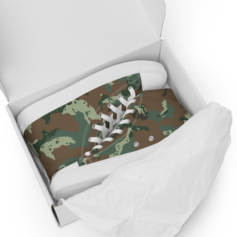 South African Soldier 2000 CAMO Men’s high top canvas shoes - Mens High Top Canvas Shoes