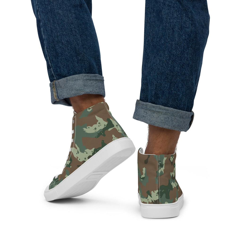 South African Soldier 2000 CAMO Men’s high top canvas shoes - Mens High Top Canvas Shoes