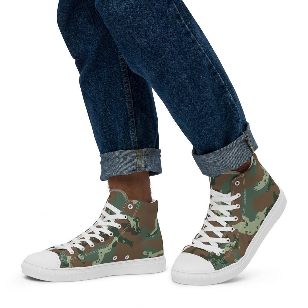 South African Soldier 2000 CAMO Men’s high top canvas shoes - Mens High Top Canvas Shoes