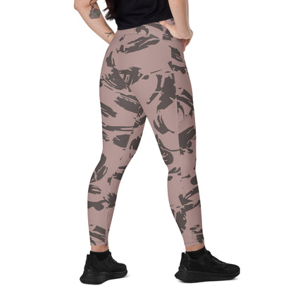 South African Special Forces Adder DPM CAMO Leggings with pockets - 2XS - Womens With Pockets