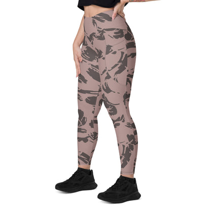 South African Special Forces Adder DPM CAMO Leggings with pockets - Womens With Pockets