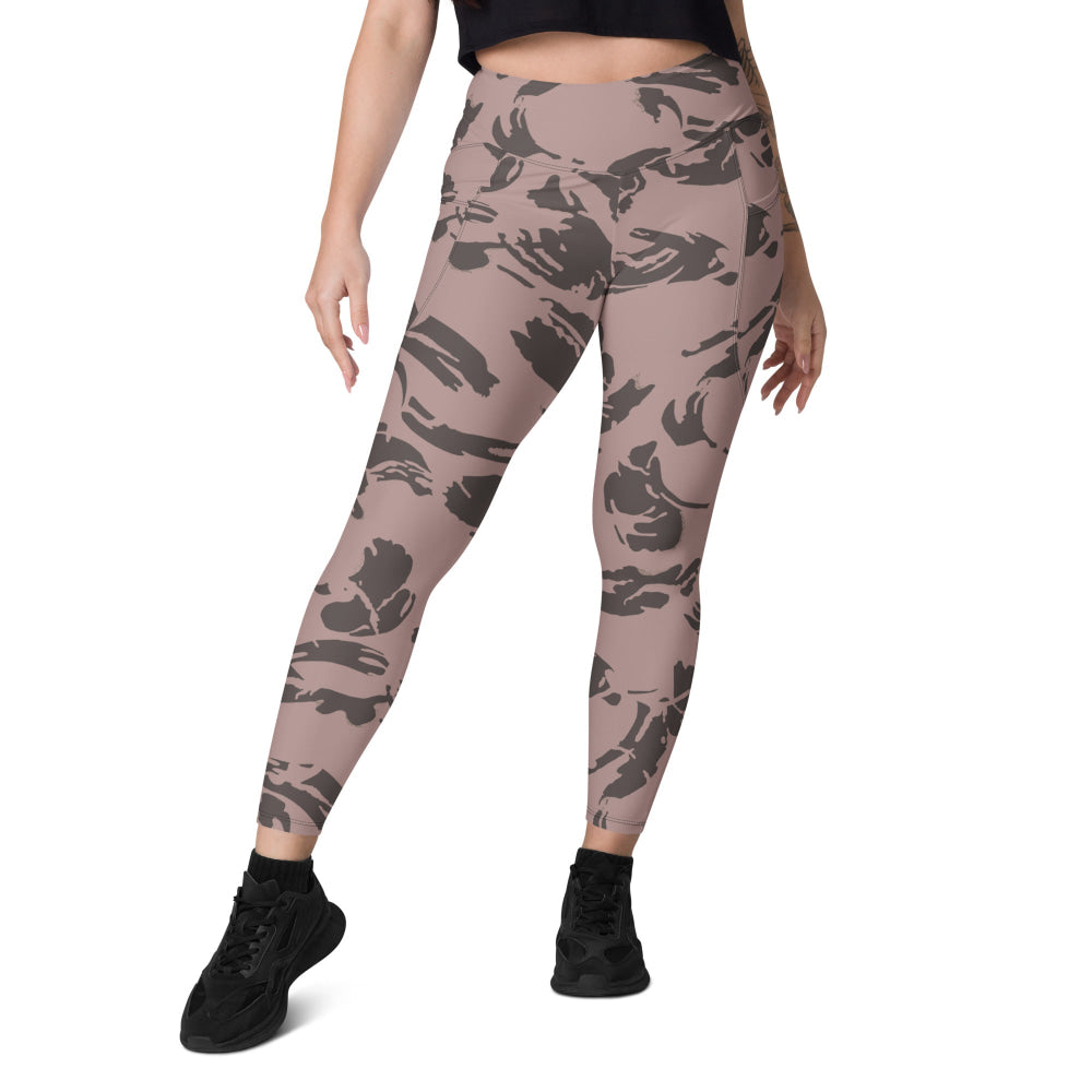 South African Special Forces Adder DPM CAMO Leggings with pockets - Womens With Pockets