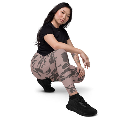 South African Special Forces Adder DPM CAMO Leggings with pockets - Womens With Pockets