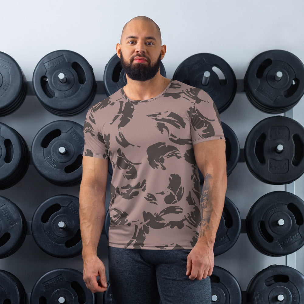 South African Special Forces Adder DPM CAMO Men’s Athletic T-shirt - XS - Mens T-Shirt