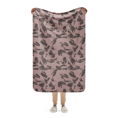 South African Special Forces Adder DPM CAMO Sherpa blanket - 37″×57″ - Blanket