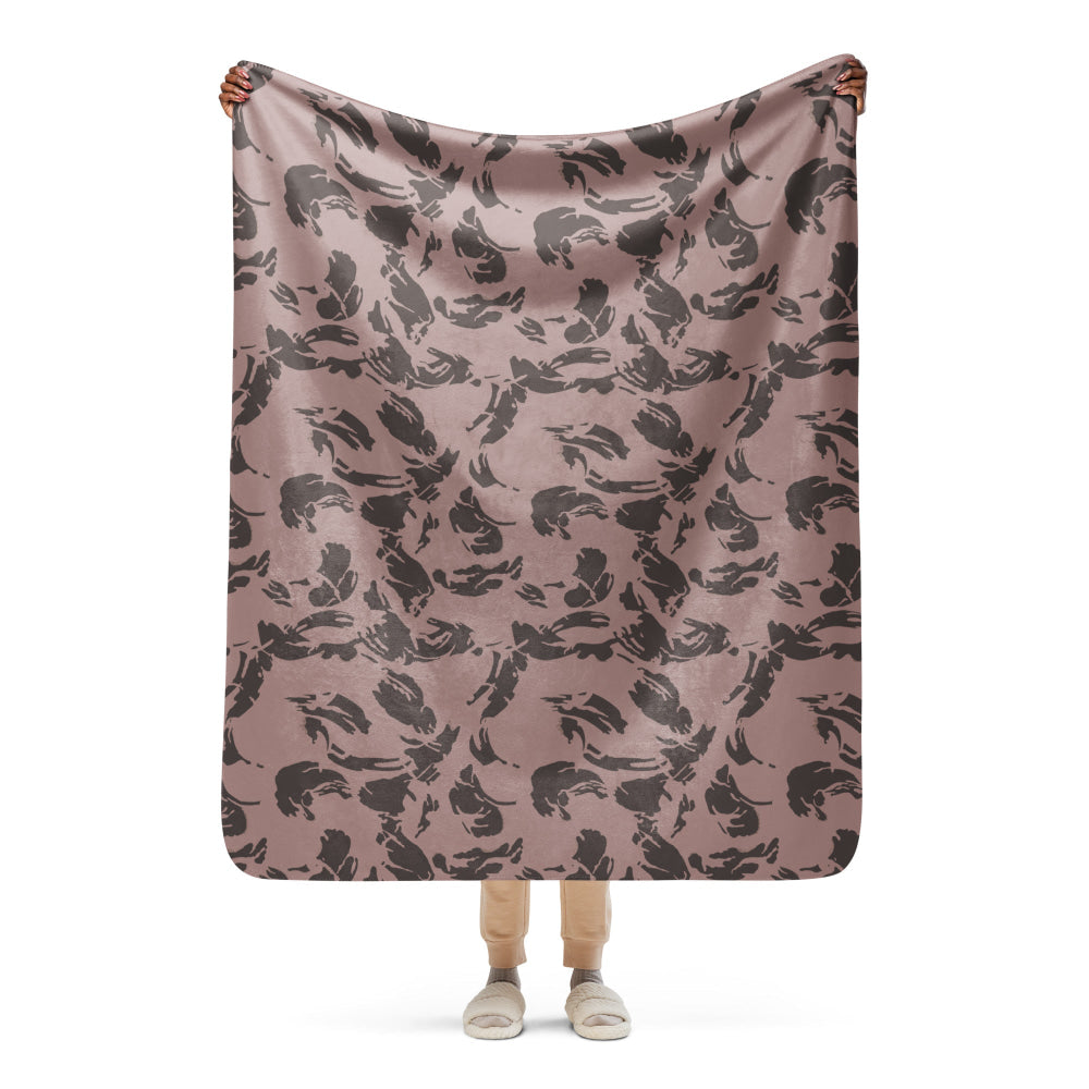 South African Special Forces Adder DPM CAMO Sherpa blanket - 50″×60″ - Blanket