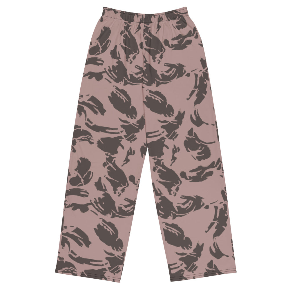 South African Special Forces Adder DPM CAMO unisex wide-leg pants - 2XS - Unisex Wide-Leg Pants