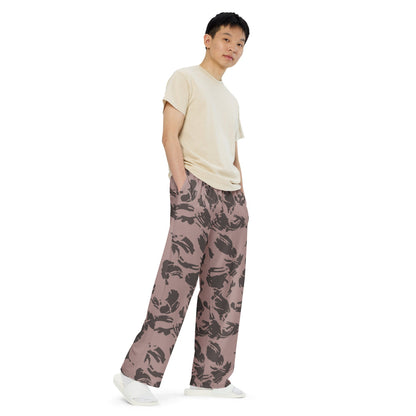 South African Special Forces Adder DPM CAMO unisex wide-leg pants - Unisex Wide-Leg Pants