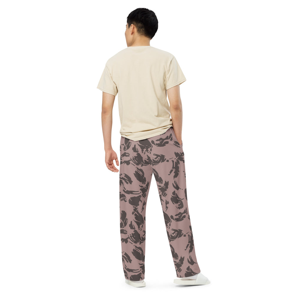 South African Special Forces Adder DPM CAMO unisex wide-leg pants - Unisex Wide-Leg Pants