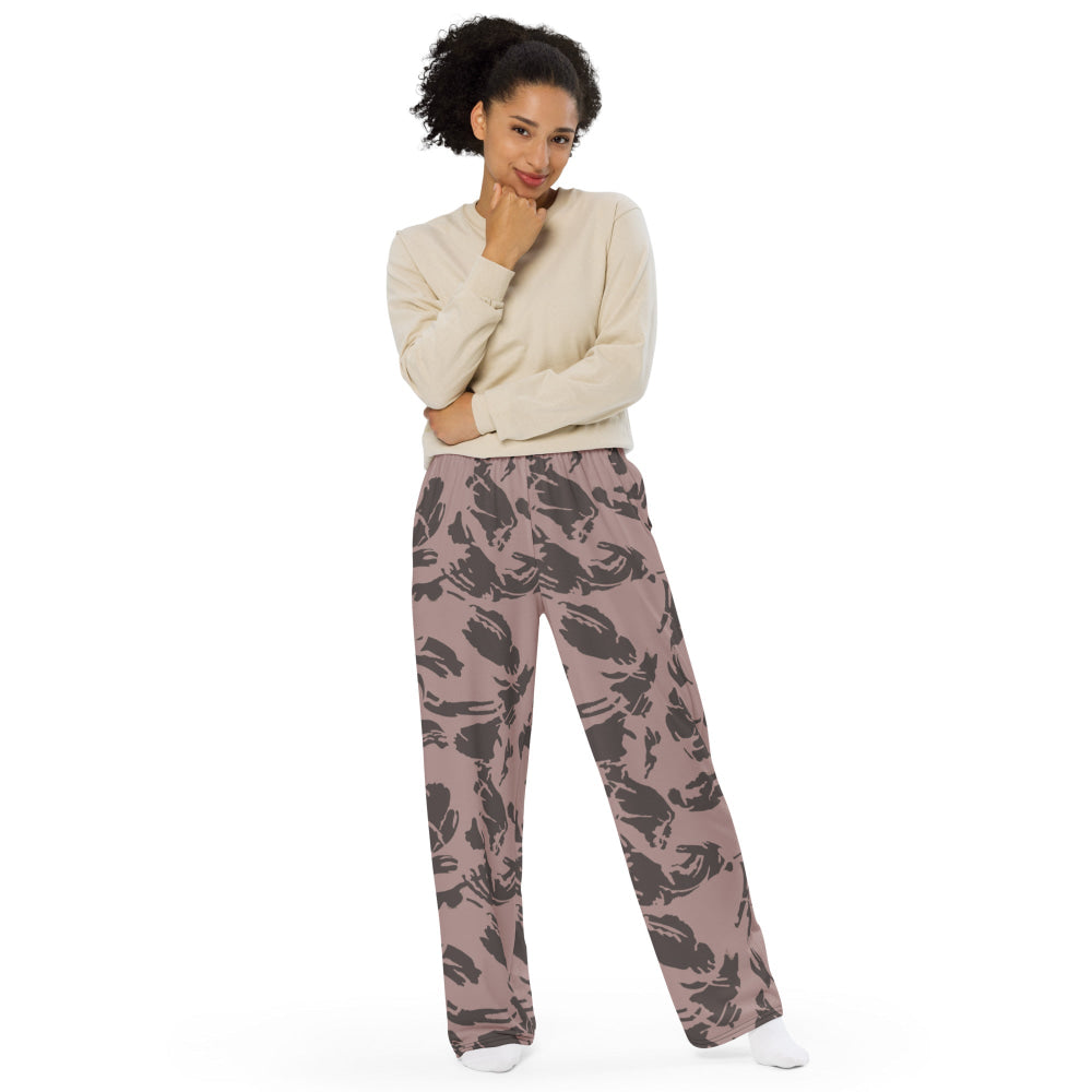 South African Special Forces Adder DPM CAMO unisex wide-leg pants - Unisex Wide-Leg Pants