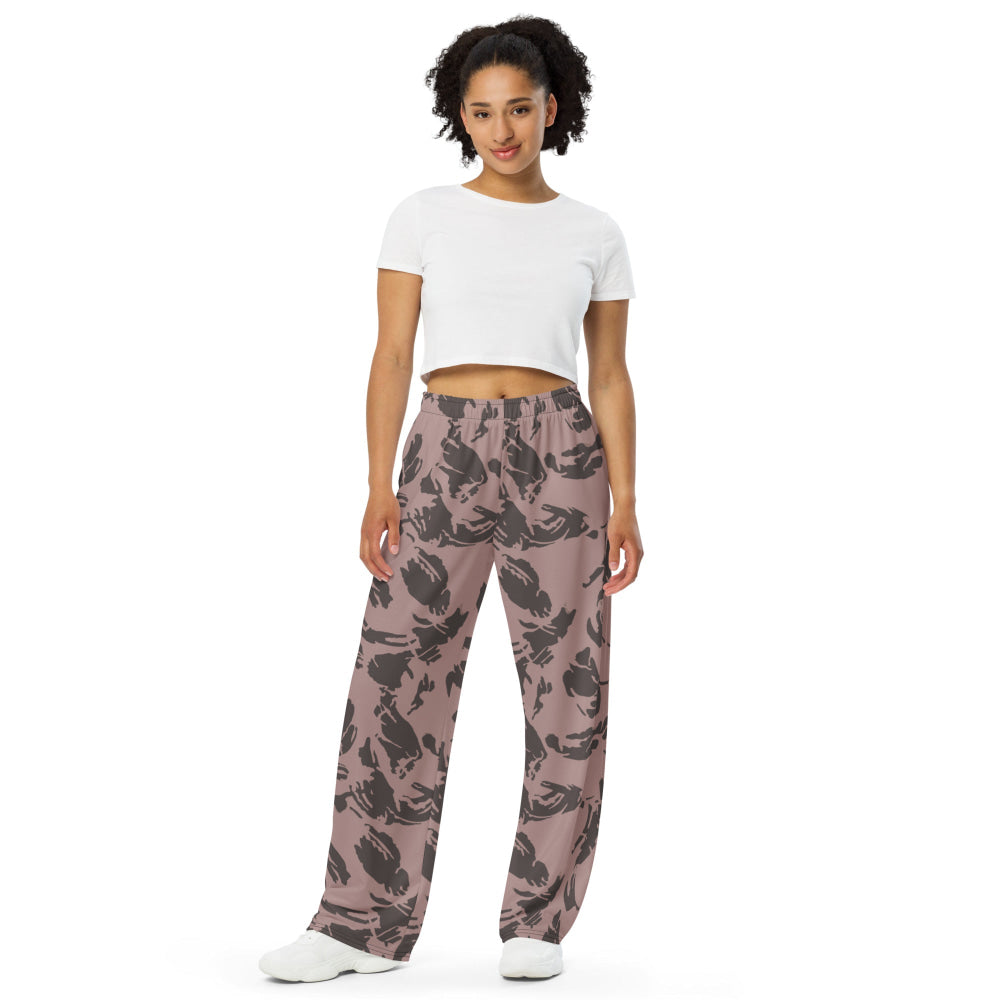 South African Special Forces Adder DPM CAMO unisex wide-leg pants - Unisex Wide-Leg Pants