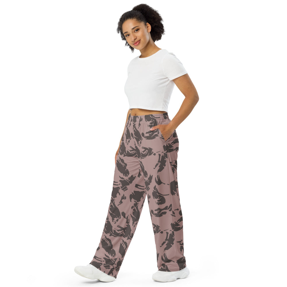 South African Special Forces Adder DPM CAMO unisex wide-leg pants - Unisex Wide-Leg Pants