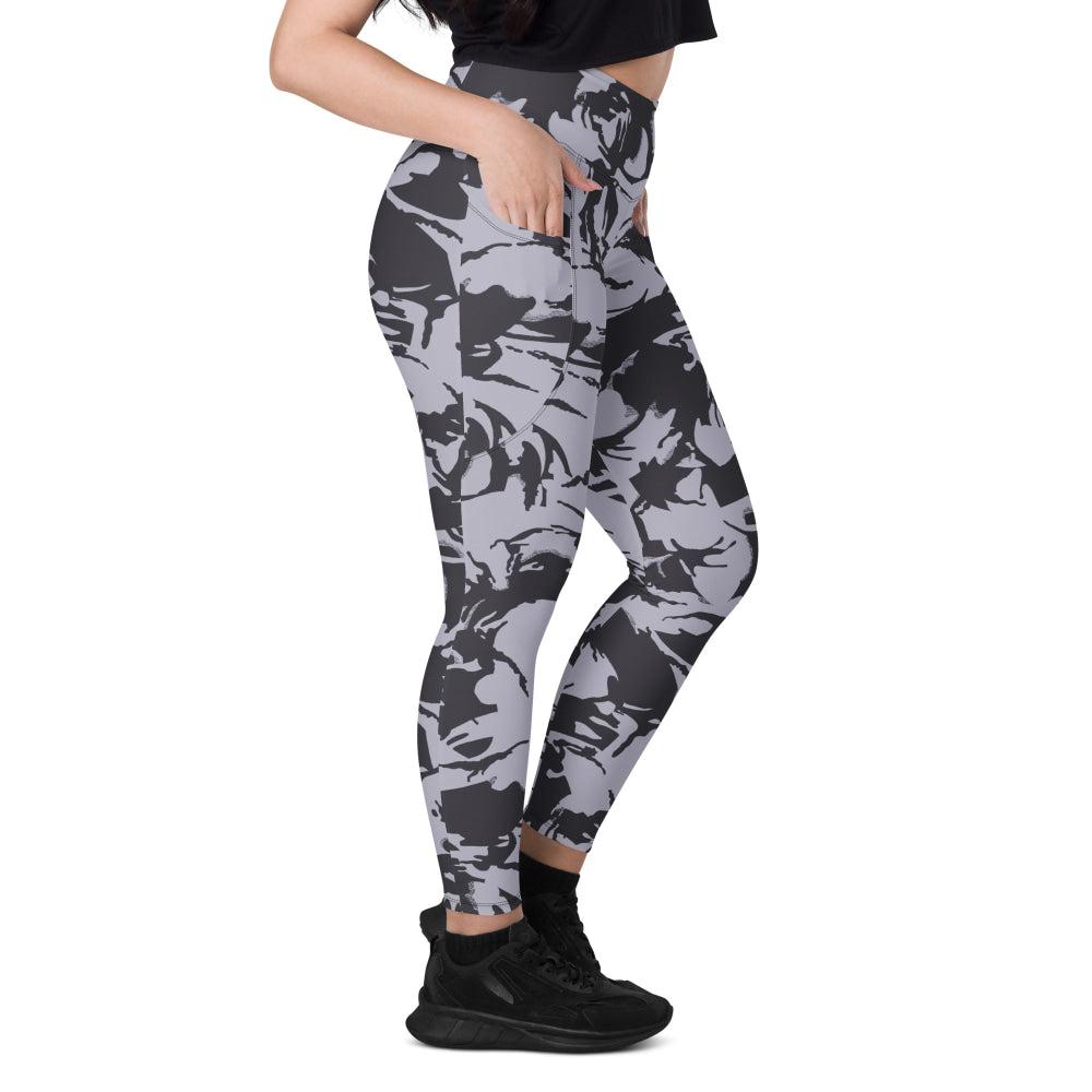 South African Special Forces Adder DPM Urban CAMO Leggings with pockets - Womens With Pockets