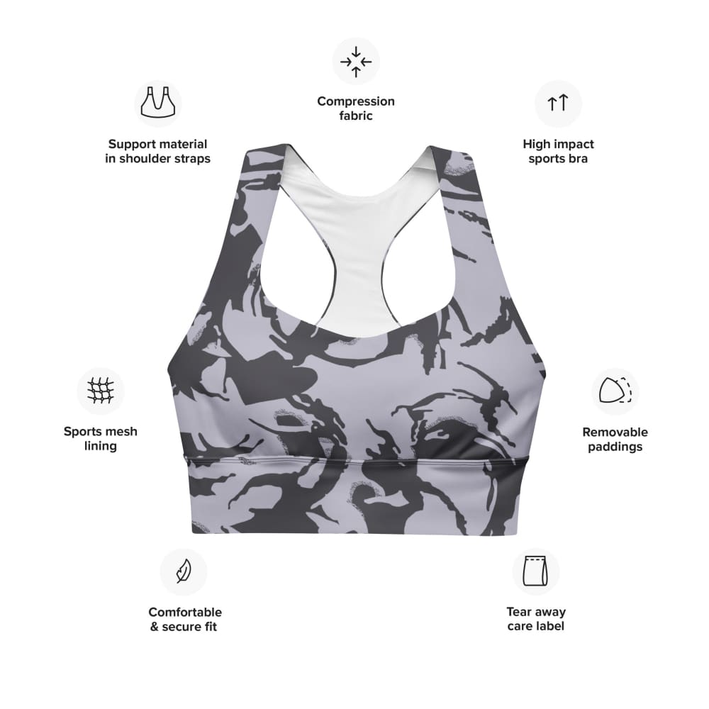South African Special Forces Adder DPM Urban CAMO Longline sports bra