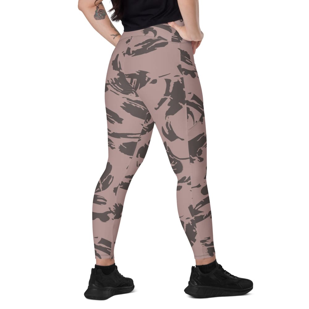 South African Special Forces Adder DPM CAMO Women’s Leggings with pockets - 2XS