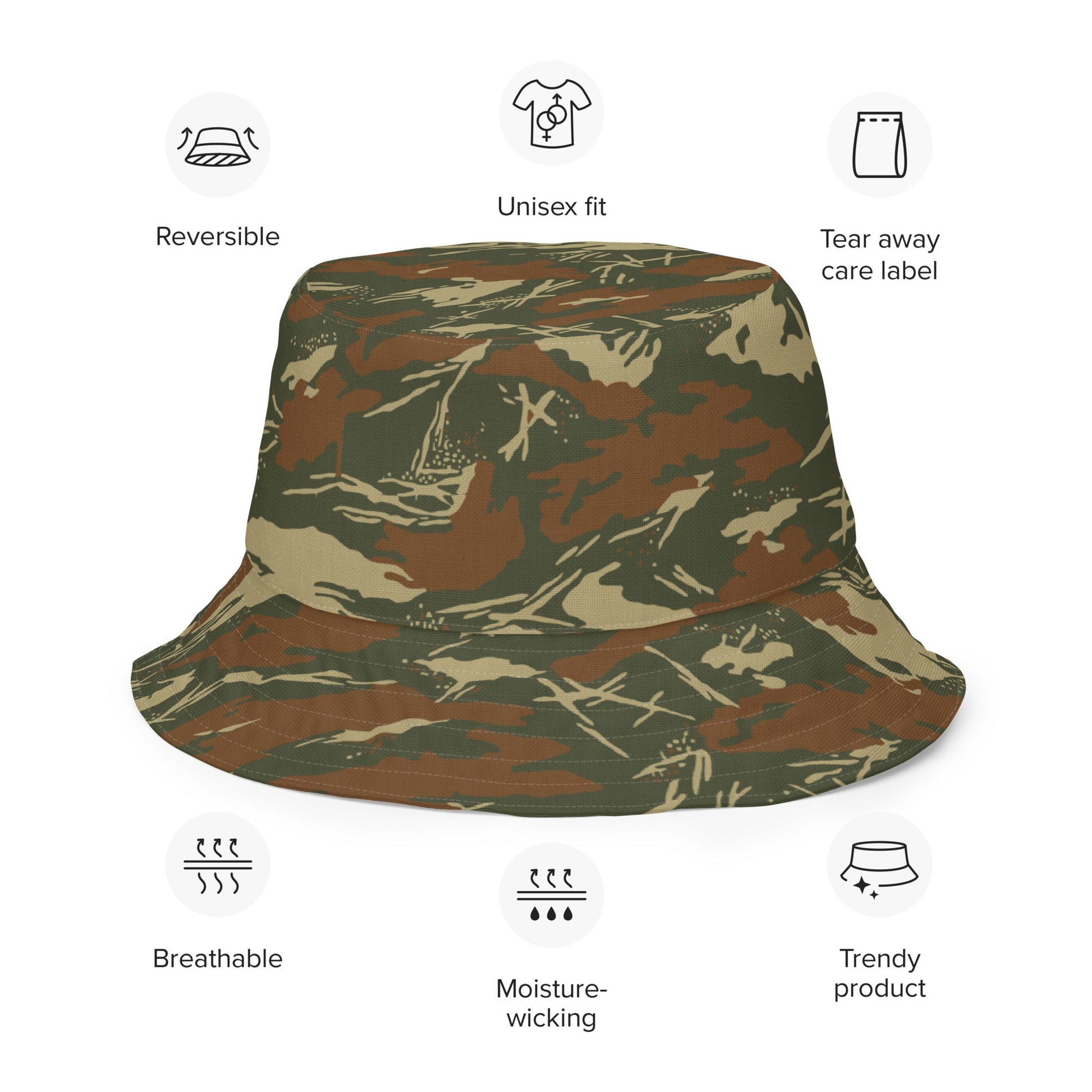South African SWAPOL KOEVOET CAMO Reversible bucket hat - Bucket Hats