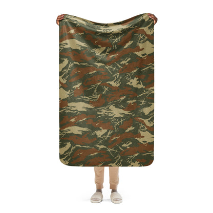 South African SWAPOL KOEVOET CAMO Sherpa blanket 37″×57″ Blankets