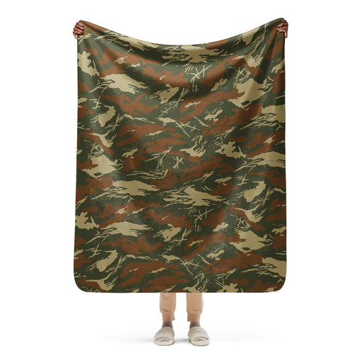 Koevoet SWAPOL South African CAMO Sherpa Blanket - 50″×60″