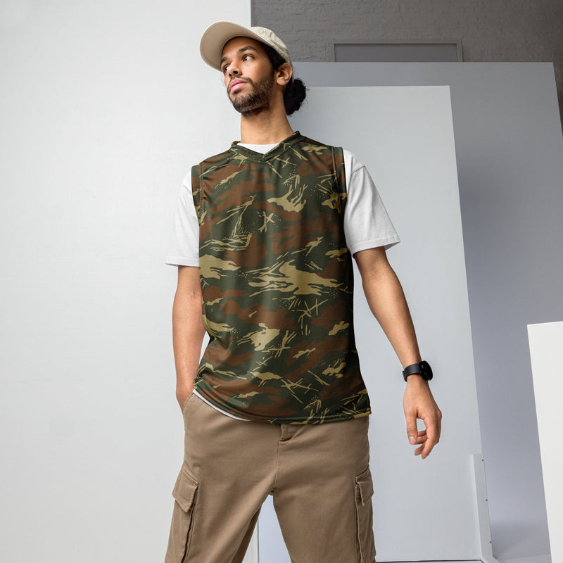 Koevoet SWAPOL South African CAMO Unisex Basketball Jersey - 2XS