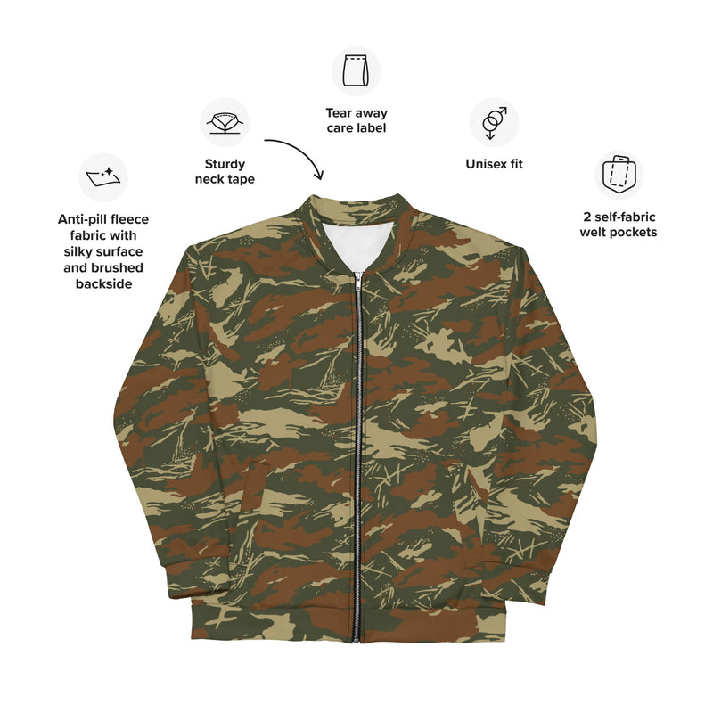 Koevoet SWAPOL South African CAMO Unisex Bomber Jacket