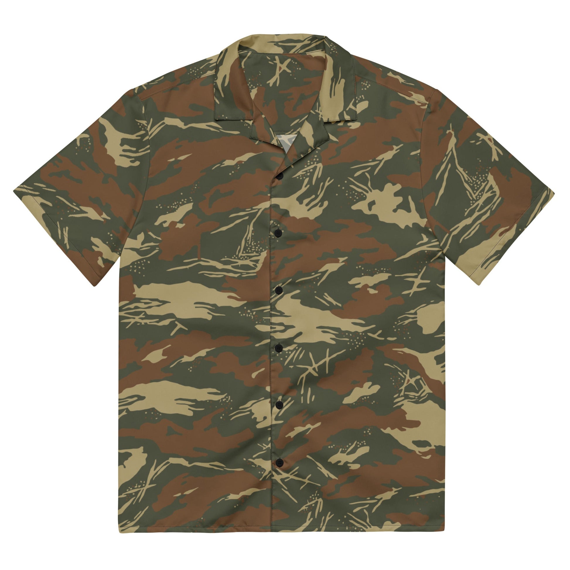 South African SWAPOL KOEVOET CAMO Unisex button shirt - 2XS - Button Shirts