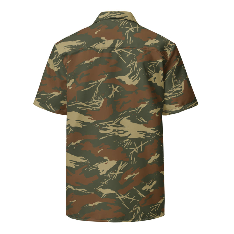 Koevoet SWAPOL South African CAMO Unisex Short-Sleeve Button Shirt - Button-Up